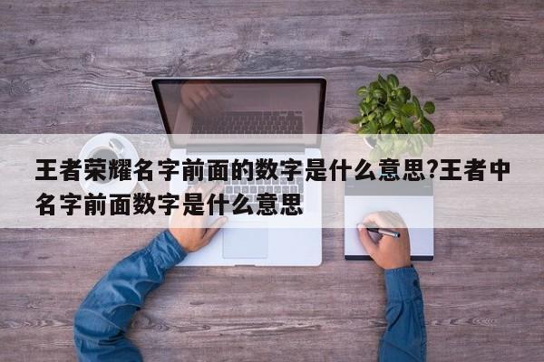 王者荣耀名字前面的数字是什么意思?王者中名字前面数字是什么意思
